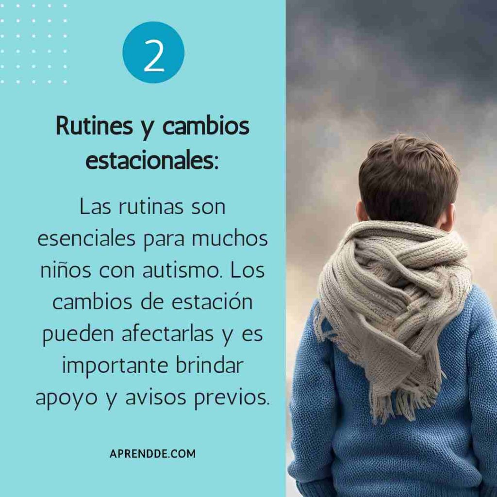 Aspectos a considerar en invierno con niños con autismo