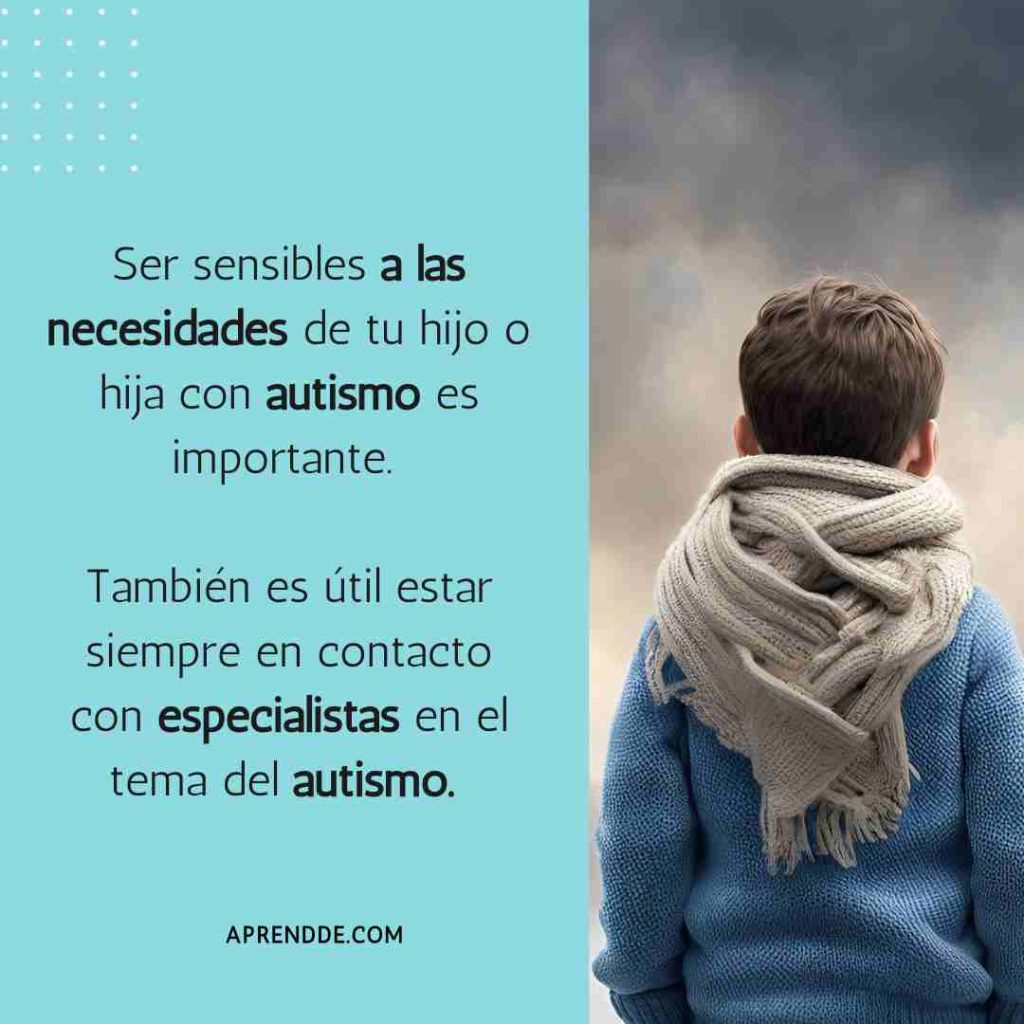 Aspectos a considerar en invierno con niños con autismo